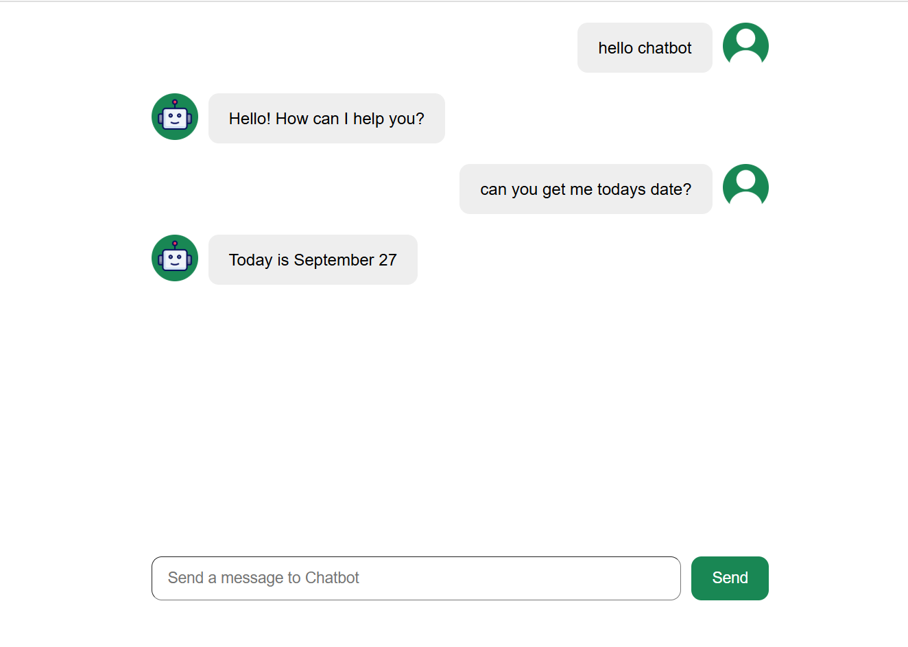Chatbot Screenshot